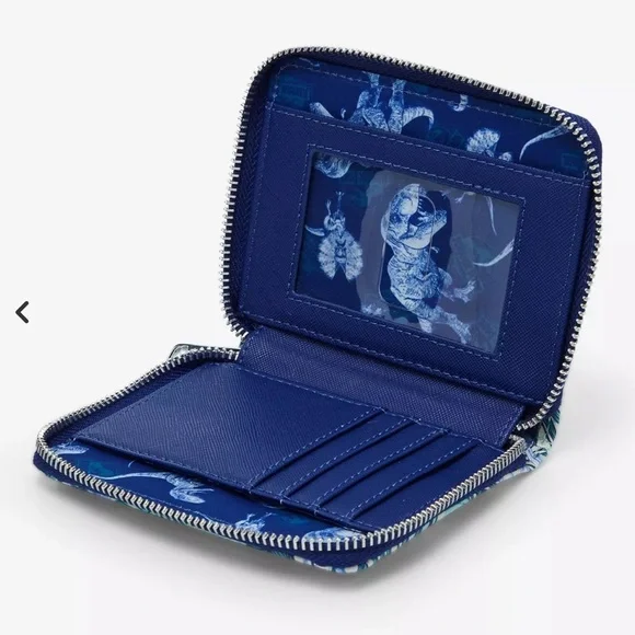 Loungefly Jurassic Park Palm Frond Zip Wallet - Picture 4 of 6